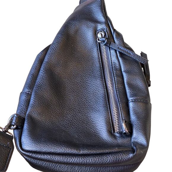 Crossbody Sling Bag Embroidered Strap Commute Travel Boho Black Cream Red - Picture 3 of 6